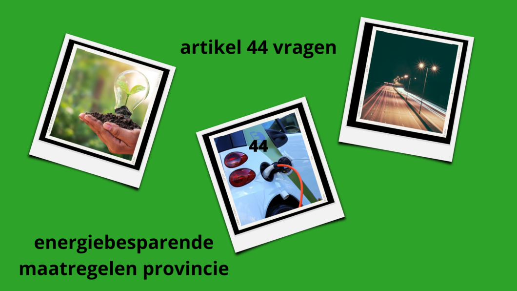energiebesparende maatregelen provincie