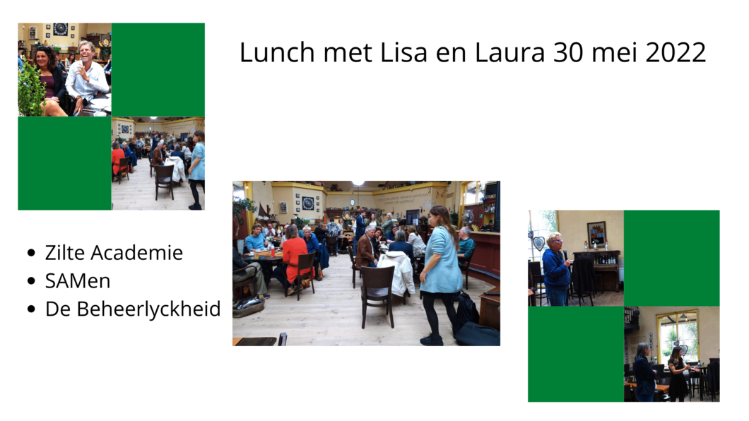 lunch lisa en laura bijeenkomst