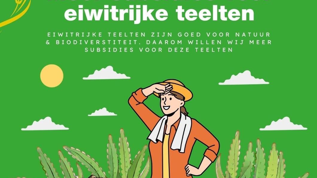 eiwitrijke teelten subsidie verdubbelen+
