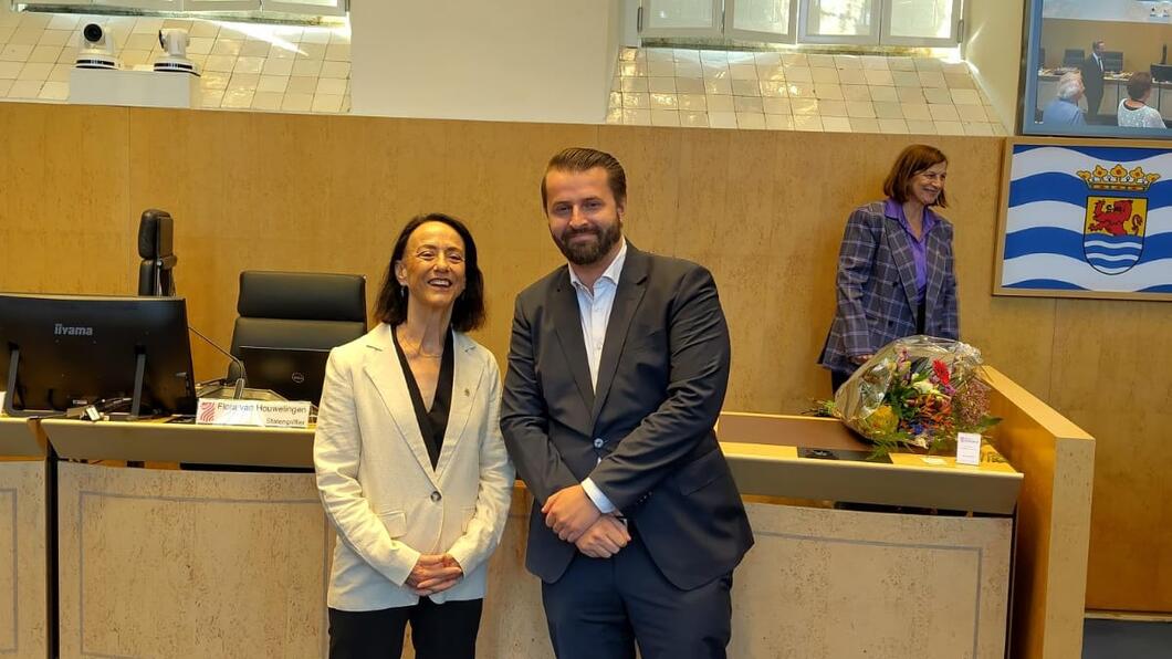 afscheid Roy en installatie Marga als Statenlid