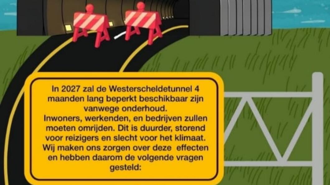compensatie sluiting Westerscheldetunnel