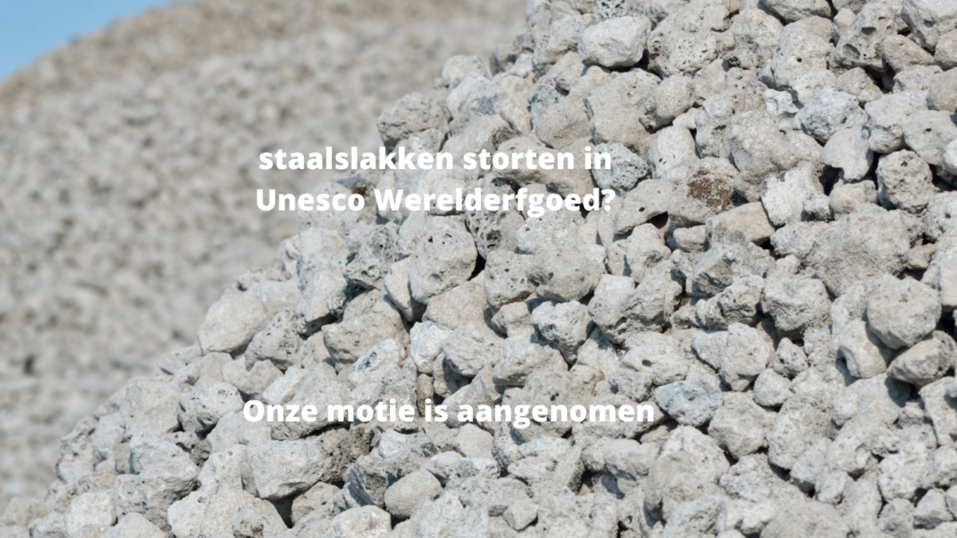 Staalslakken motie unesco ossenisse