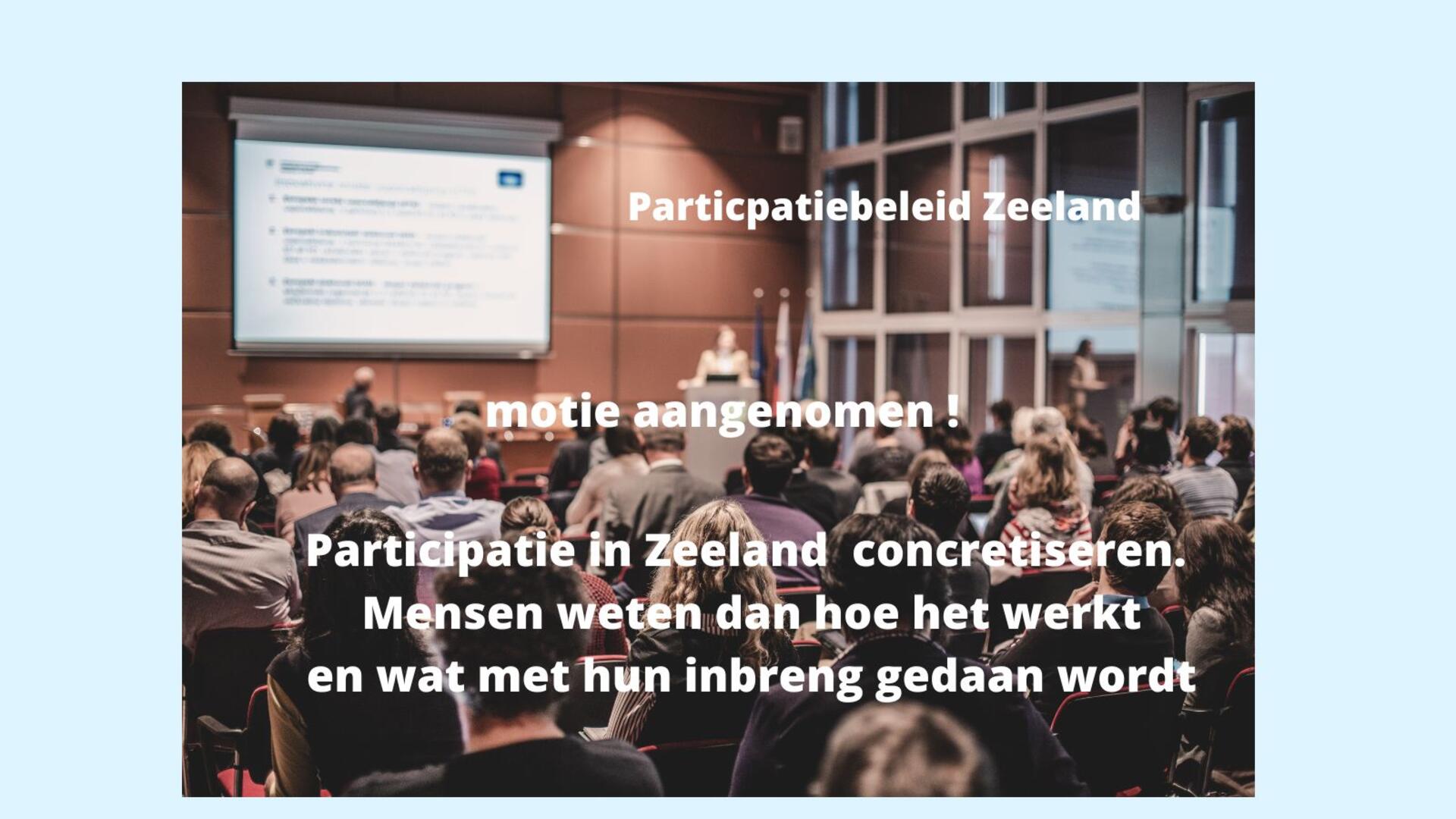 participatie in Zeeland 2025