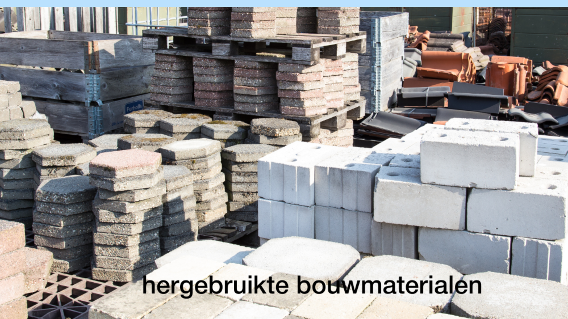 motie platform voor herbruikbare bouwmaterialen